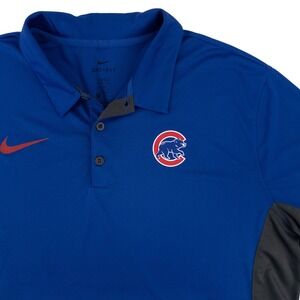 Nike Chicago Cubs Mens XL MLB Franchise Polo‎ Shirt 35597X-CB1 Baseball Blue